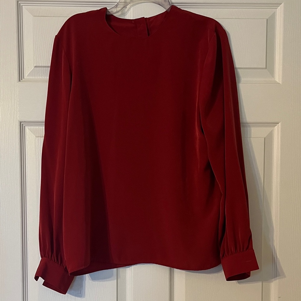 Elegant Red Women's Top